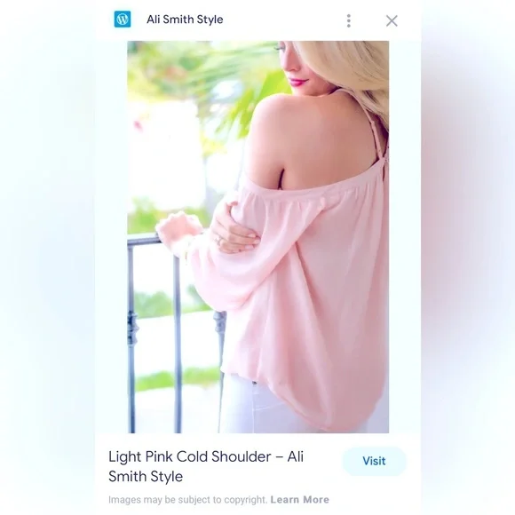 NWT 1. State Revolve Off the Shoulder Sheer Crepe Chiffon Top Pink Taffeta Small - Picture 14 of 16